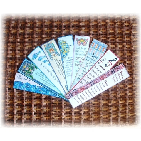 1 of each Bookmark (9 total!)